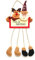 Colgante de Navidad para Puerta Decoración Papá Noel (HC Enterprise-h9196)