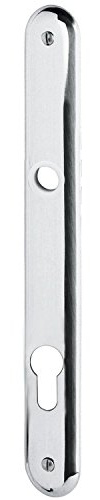 Langschild ELEGANT WG 500, PZ88, Alu poliert, 1 Stück | Beschläge Türen | Grundmann WG