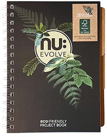Nu Evolve Projektbuch, A5, FSC Recycled Wiro