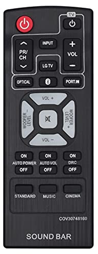 COV30748160 Replacement Remote Control Work with LG SoundBar NB2540 NB2540A