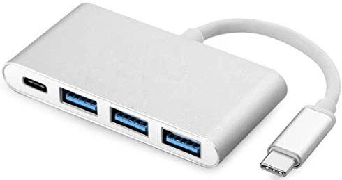 Tradebit - USB-C HUB Adapter 3X USB 3.0 Power Delivery PD