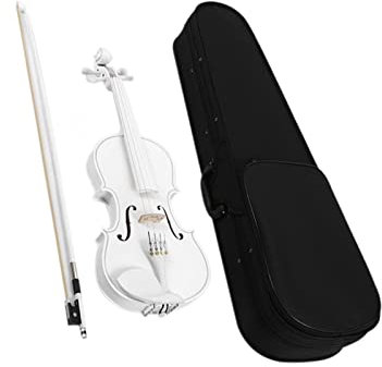 Violine Musikinstrumente Studenten Violine 4/4 Volle Geigenset Anfänger Weiße Geige