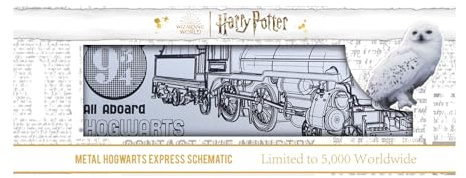 Fanattik Harry Potter Plaque Schématique Métal