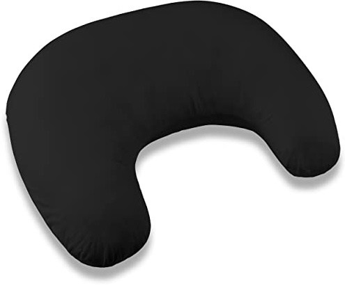 Moon klein Mond Stillkissen 110cm Stillhörnchen Schwangerschaftskissen Kopfkissen Kissen zum Stillen Nursing Pillow mit abnehmbarem und waschbarem Bezug ekmTRADE (46)