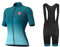 UGLY FROG Abbigliamento da Ciclismo Donna Maglia da Ciclismo a Manica Corta Set Maglia T-Shirt + Salopette con Cuscinetto in Gel 20D,Abbigliamento Traspirante Elastico Set