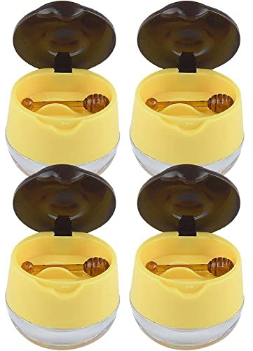 6g Lip Masque Box with Spoon Refillable Lip Balm Storage Container Empty Plastic Cosmetic Makeup Jar Mini Makeup Samples Pot