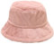 DURINM Wintermütze Damen Plüsch Fischerhut Winter Casual Hut Bucket Hat Schlapphut Warmer Fischerhut Eimerhut Plüsch Mütze für Mädchen (rosa)
