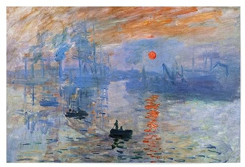 artboxONE Poster 30x20 cm Städte Eindruck, Sonnenaufgang - Bild Claude Monet bildende Kunst bildmaterial