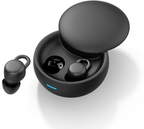 Mini Wireless Bluetooth Kopfhörer Kabellos Unsichtbare Kopfhörer zum Schlafen in-Ear kleine Schlafkopfhörer Bluetooth Ohrhörer Earbuds für kleine Ohren Seitenschläfer Sport Headset für iPhone Android