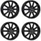 4x AUTEC Felgen Alufelgen SKANDIC 6.5x16 ET33 5x112 Schwarz matt kompatibel mit Audi A4 Q3 Q2 A3