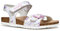 Geox J Adriel Girl C Sandales Fille, White Lilac, 30 EU