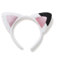 WMUVAZA Haarreif mit Katzenohren, Ears Headband Katzenohren Stirnband, Pailletten Katze Stirnband, Haarschmuckset mit Katzenohren, Für Frauen Mädchen Tägliche Leben, Mehrfarbig
