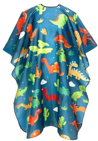 Katyjun Friseurumhang Kinder, Dinosaurierschneideumhang Umhang Friseur