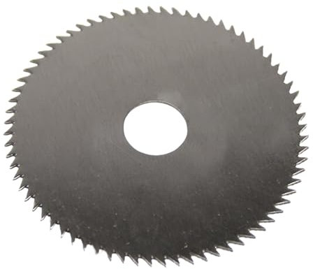 63mm x63mm x10mm Circular Saw Blade, High Speed Steel Slitting Saw, Mini Wood Circular Cutting Saw Blade, 72 Tooth Cutter Wheel Disc for Cutting Off Slotting Steel Copper Metal Plastic Wood