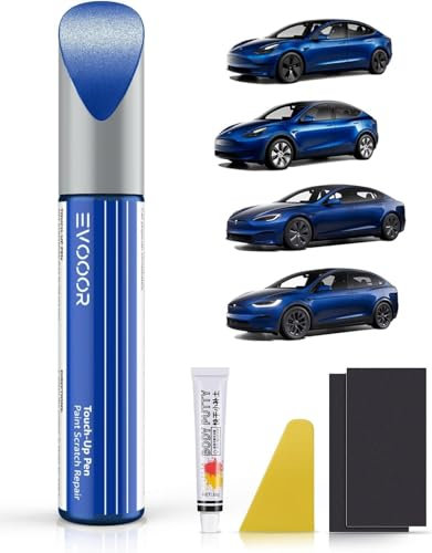 Deep Blue Metallic (PPSB) Kit de retouche peinture pour Tesla avec peinture de retouche assortie pour modèle 3/Y/S/X