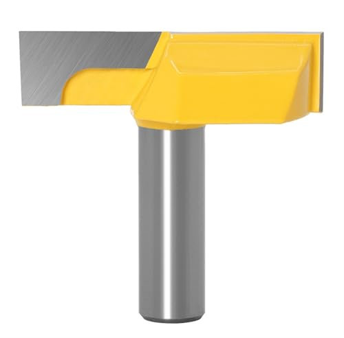 1 Pc 8mm 1/2-inch Shank Bottom Cleaning Router Bit - Woodworking Milling Tool for Tabletop Milling and Carving Machines(12.7MM)