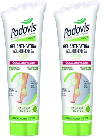 Podovis, Gel Antifatica - “Effetto Ice” Rinfrescante e Defaticante, Crema Gambe Stanche, Sollievo Immediato, Pelle Morbida ed Idratata, Elimina la Sensazione di Pesantezza e Affaticamento, 150 ml