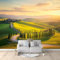 Papier Peint de Photo Sentier De Montagne Au Coucher Du Soleil 300x210 cm Papier Peint Panoramique Papier Peint intissé Murale Pour Chambre De Fille, Garçon, Chambre De Bébé Salon Chambre Décor