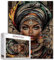 Afrika Amerika Königin 1000 Teile Puzzle für Erwachsene, afrikanisches schwarzes Mädchen, Malpuzzle Skandinavien, 1000 Teile, Puzzle-Spiel, Mode, weibliche Wanddekoration, DIY-Bastelpuzzle,