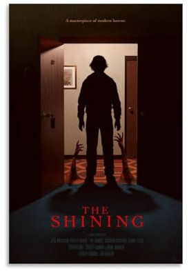 The Shining Poster Ästhetik, Leinwand, Wandkunst, Wohnzimmer, Poster, moderne Heimdekoration, Druckposter, Heimbüro, Dekoration, Leinwandposter, Kunstposter, Dekoration, ungerahmt, 30 x 45 cm