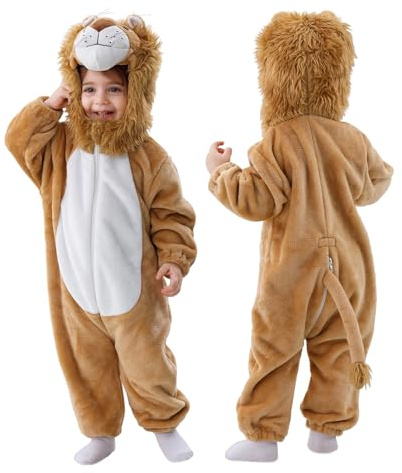 Doladola Barboteuse Animale à Capuchon pour Fille de bébé garçon BéBé Grenouillères Animal Pyjama Combinaison Barboteuse Enfant Filles Costume