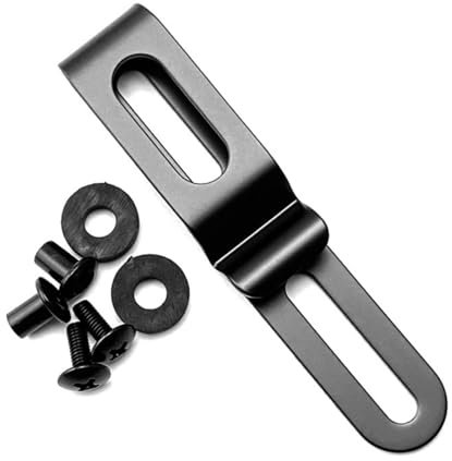 YiNLuax Kydex Clip, Edelstahl Clip für Kydex Scheide, Metall Kydex Gürtelclip, Kydex Holster Clip, Kydex Mantelclip, Taschenclip Kydex, Kydex Zubehör Kydex Werkzeug, Messer Clip Kydex
