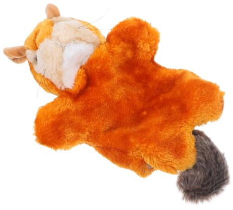BESPORTBLE Eichhörnchen Handpuppe Plüschtier Cartoon Spielzeug Für Eltern Junge Mädchen Interaktion Lernen Weiches Design Zum Spielen Und Erzählen
