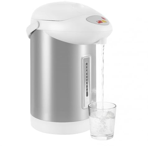 Thermoskrug 3L Edelstahl Heißwasserspende 750W Heißgetränkeautomat 3 Ausgabemethoden Thermostat Elektrischer Wasserkocher Glühweinkocher Dispender für Schule, Haus, Büro