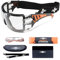 ToolFreak Occhiali di Sicurezza Rip-Out, Lente Trasparente, Resistenti agli Urti e UV400, Design Moderno, Unisex, 45 mm - N/A - 160 mm, Per Lavoro e Sport