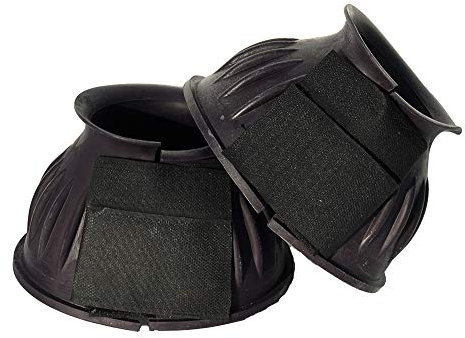 Rhinegold 0 Over-Reach Boots-Small-Plum Hufglocken, Pflaume, S