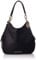 Michael Kors Damen Lillie Large Schultertasche, Black, 31.8 x 12.7 x 34.3 cm