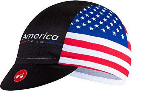 Men Women Cycling Cap Hat Outdoor MTB Anti-Sweat Breathable America Flag