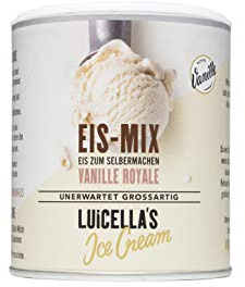 Luicella's Eispulver Eis-Mix Vanille Royale 100% natürlich (6 Dosen)