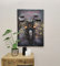 DARO DEKO Metallbild 3D Motorrad Front 72 x 102cm
