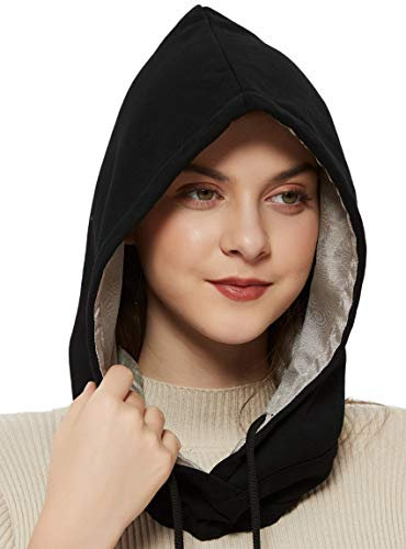 Radia Smart® EMF Hood Mütze 5G Blocker RF Abschirmung WiFi Strahlungsschutz Brain Coat Schwarz