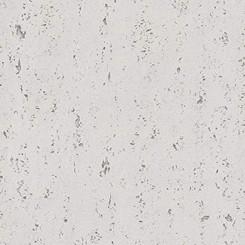 Papier peint effet béton brut Papier peint salle de bain Papier peint intissé Gris 364702 | Large choix de papier peint