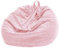 Nobildonna Fodera per sedia a sacco per riporre peluche, senza imbottitura, solo fodera, per bambini e adulti Fodera per sedia a sacco, per riporre peluche (110 x 89 cm) (rosa)