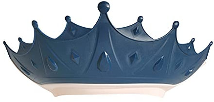 Duschhaube Kinder, Baby Einstellbare Shampoo Schutz, Shampoo Schutz für Kinder Ohren, Kinder Dusche Schützen, Kappe Wasserdicht Cap für Mehr als 6 Monate, Blau