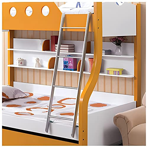 Hochbett Leiter Metall Wohnmobil Kojenleiter Für Schlafsaalbett/Home-Loft, Grau Einstiegsleiter, Mit Haken & Anti-Rutsch Fußpolster, Robust Genug, Halten 330lbs (Color : 1.5m/4.9ft)