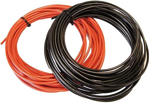 Set of Red & Black Flexible PVC Cable Wire for Automotive Car Wiring 12V 24V AMP Rating (3mm Red + Black Set, 2 Meters)