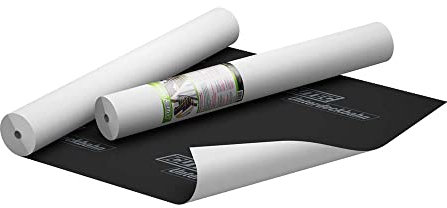 ICUTEC Unterdeckbahn 012 6144 I Unterspannbahn Dach 1 x 50 m I Trittsicher und Rutschfest I Hoch Diffusionsoffen I Hochwertige Schalungsbahn mit ca. 150 g/m² I Sd-Wert ca. 0,02m