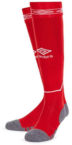 Umbro Diamond Football Socks (L) (Vermillion/White)