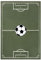 Hanse Home Adventures Kinderteppich Fußball - Kurzflor Teppich Junge Mädchen Spielteppich Modern Spielfeld Fussball Kinder-Teppich für Kinderzimmer, Spielzimmer - 120x170cm, Grün