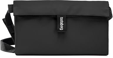 Notabag Crossbody Tasche (Schwarz) – Vielseitige Tragetasche, Handtasche & Umhängetasche – Innovatives Design aus recycelten Materialien – Handgefertigte Umhängetasche Damen