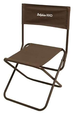 Delphin Angelstuhl XKO Klappbar Braun Carpchair mit Lehne