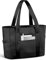 Prite Sac fourre-tout pour ordinateur portable pour femme - Sac à bandoulière imperméable avec compartiment pour ordinateur de 40,6 cm - Pour le travail, l'école, les voyages, Noir, 20 inches