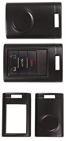 Coque de clé intelligente compatible avec Corvette C6 C7 - Noir mat