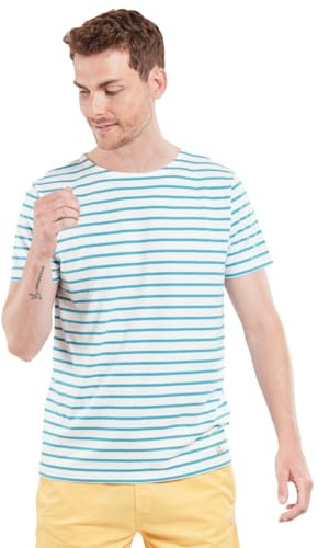 Armor Lux Hoëdic Héritage Herren-Sweatshirt, Milk/Pagoda, S