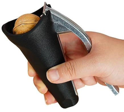 LANDTOM® Cascanueces de metal premium (negro)