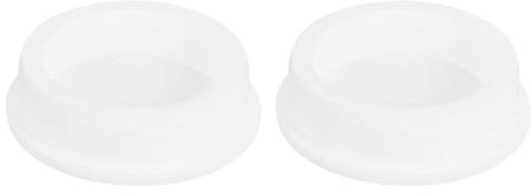 QUARKZMAN 2pz Tappi per Fori Bianchi, Tappo per Fori in Gomma Impermeabile per Foro 58,5mm / 2,3